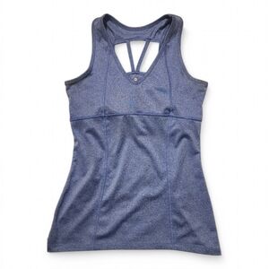 Womens Blue Athletic Tank Top, Size Small